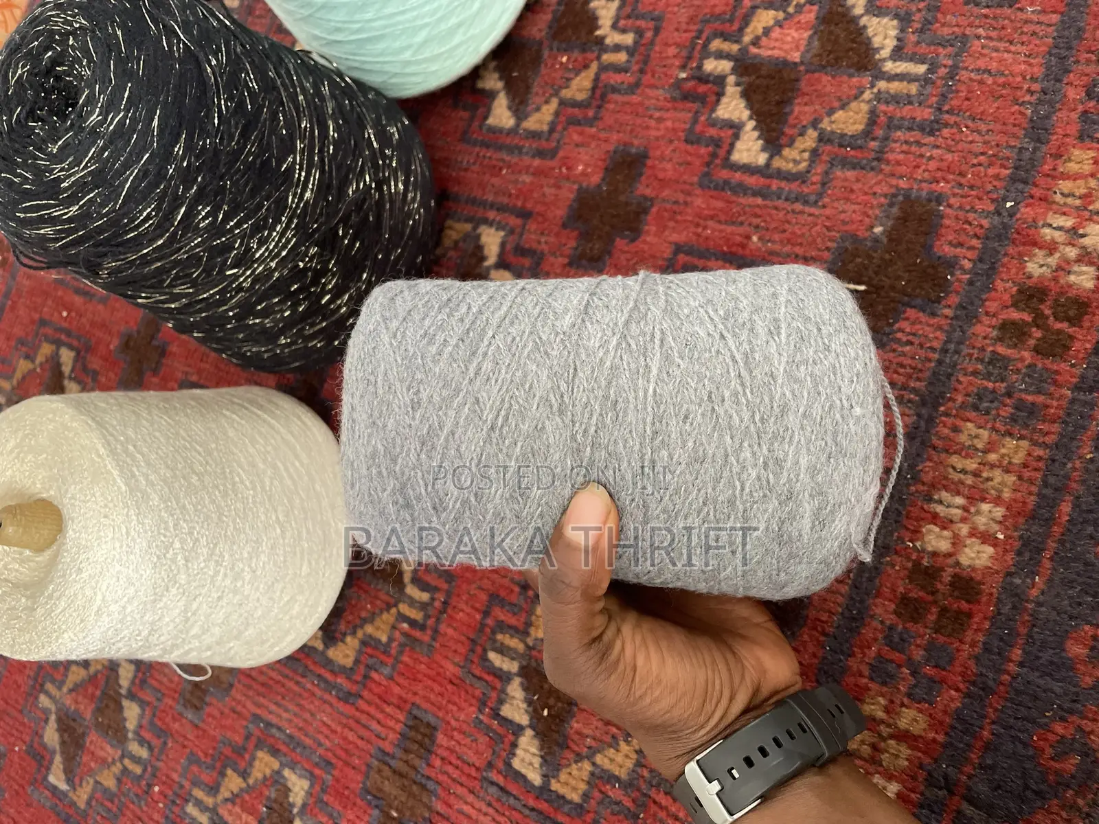 Woolen Carpet Spun Yarn Merino Dyed Wool Yarn(5 Pieces)