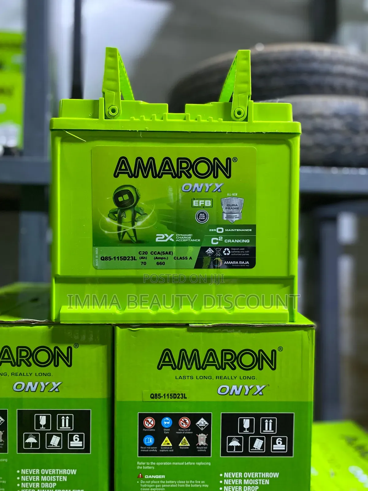 Amaron Q85 for Istop Vehicles