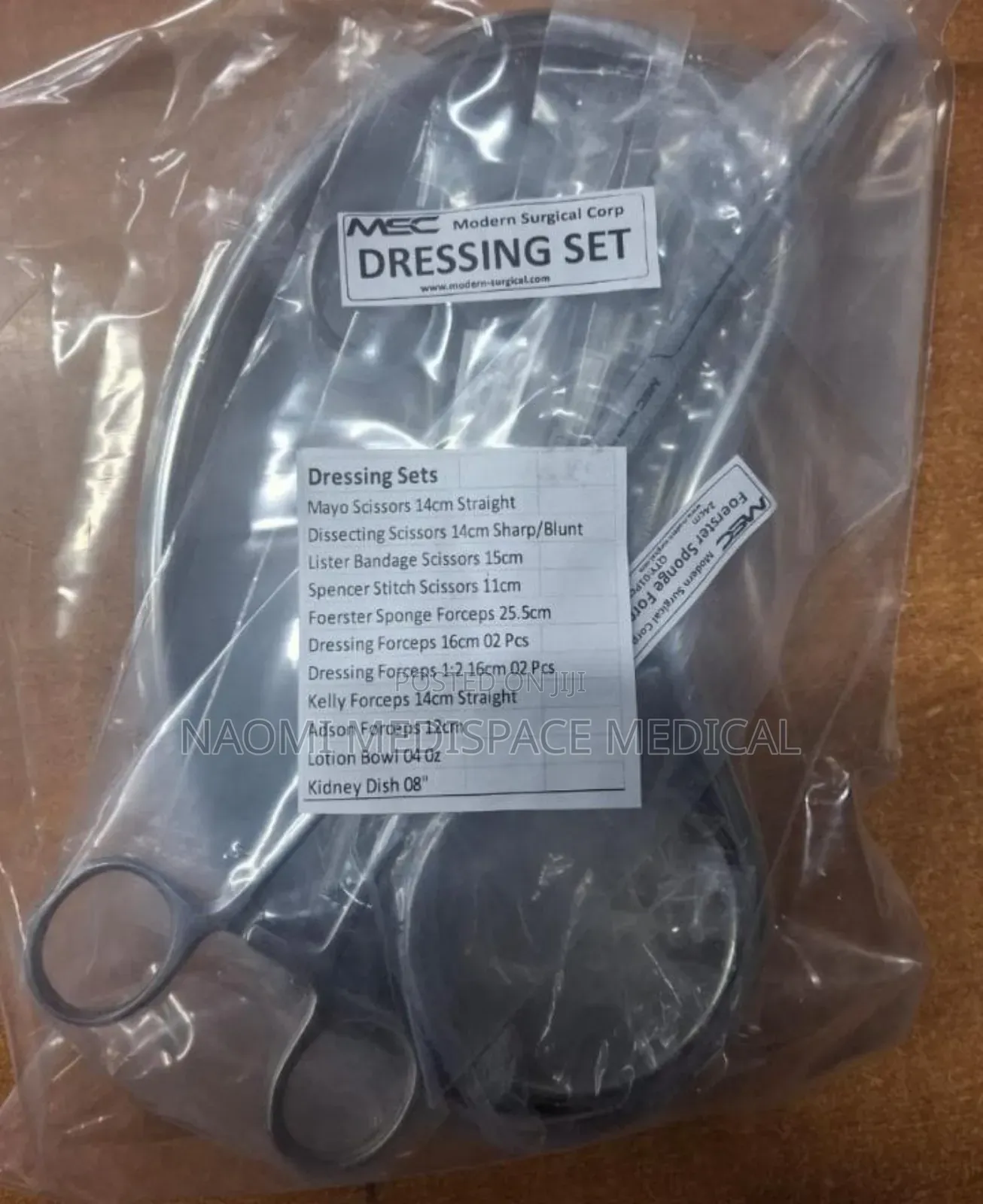 Stainless Steel Dressing Set (11 Surgical Items)