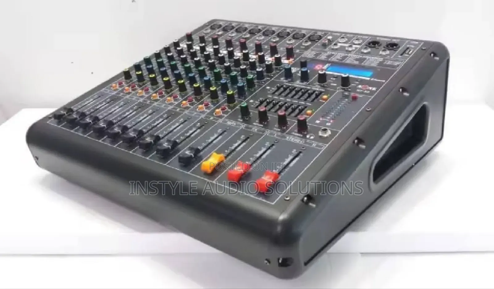 8 Channels Powered Mixer Usb and Bluetooth Enabled 1500w