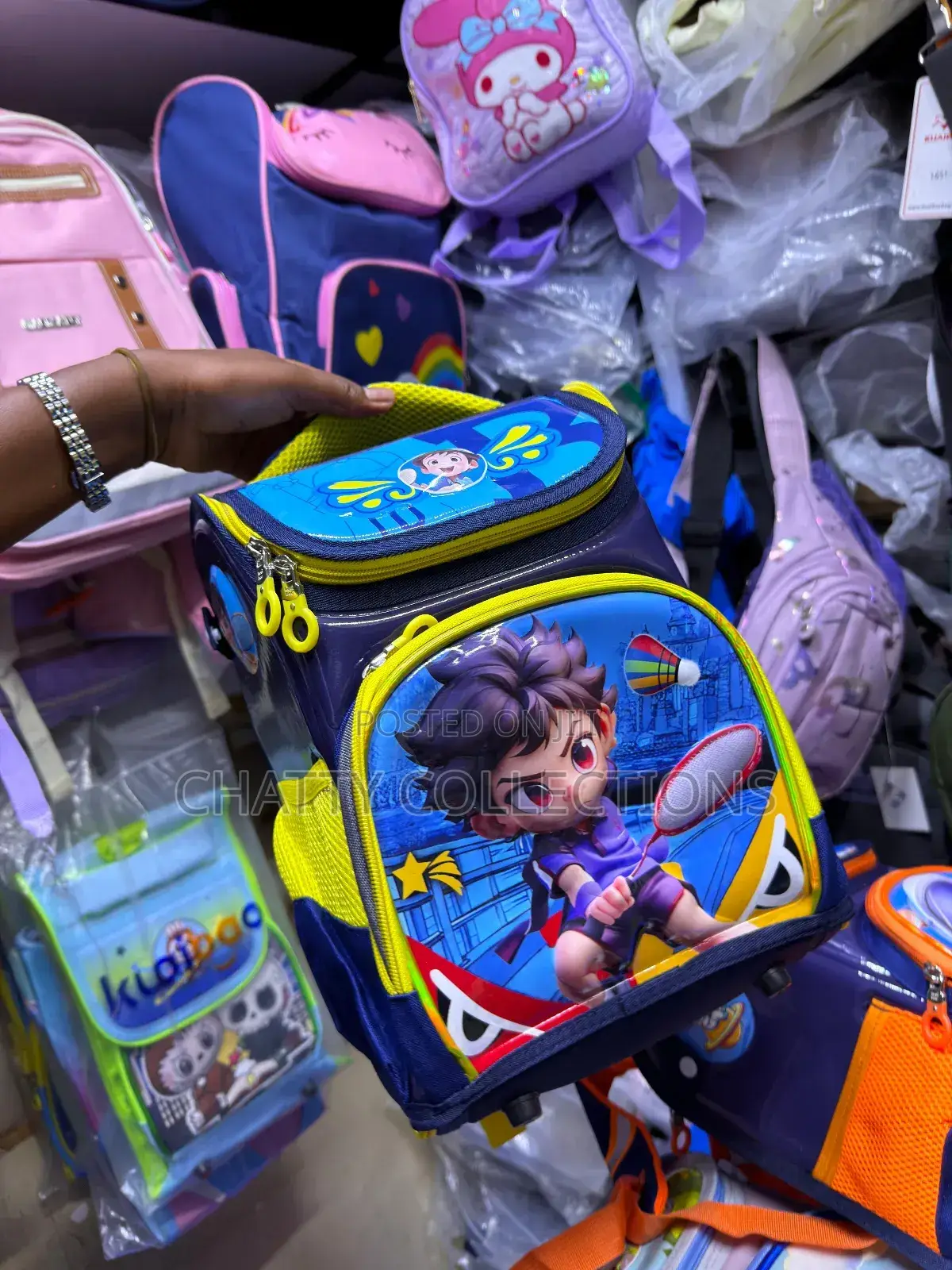 Unisex Cartoon Themed School Box Bags for Pp1,Pp2,Grade1