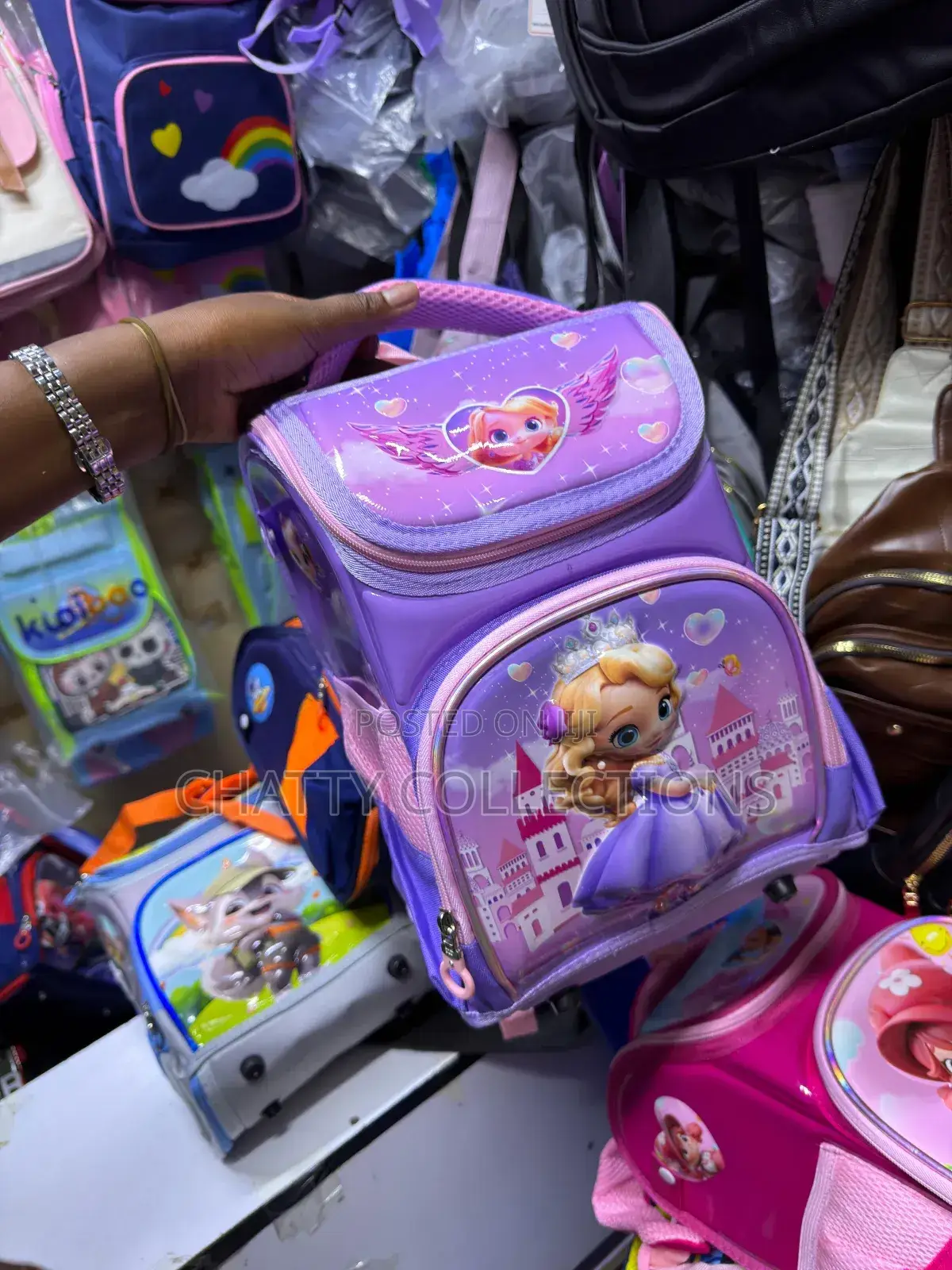 Unisex Cartoon Themed School Box Bags for Pp1,Pp2,Grade1