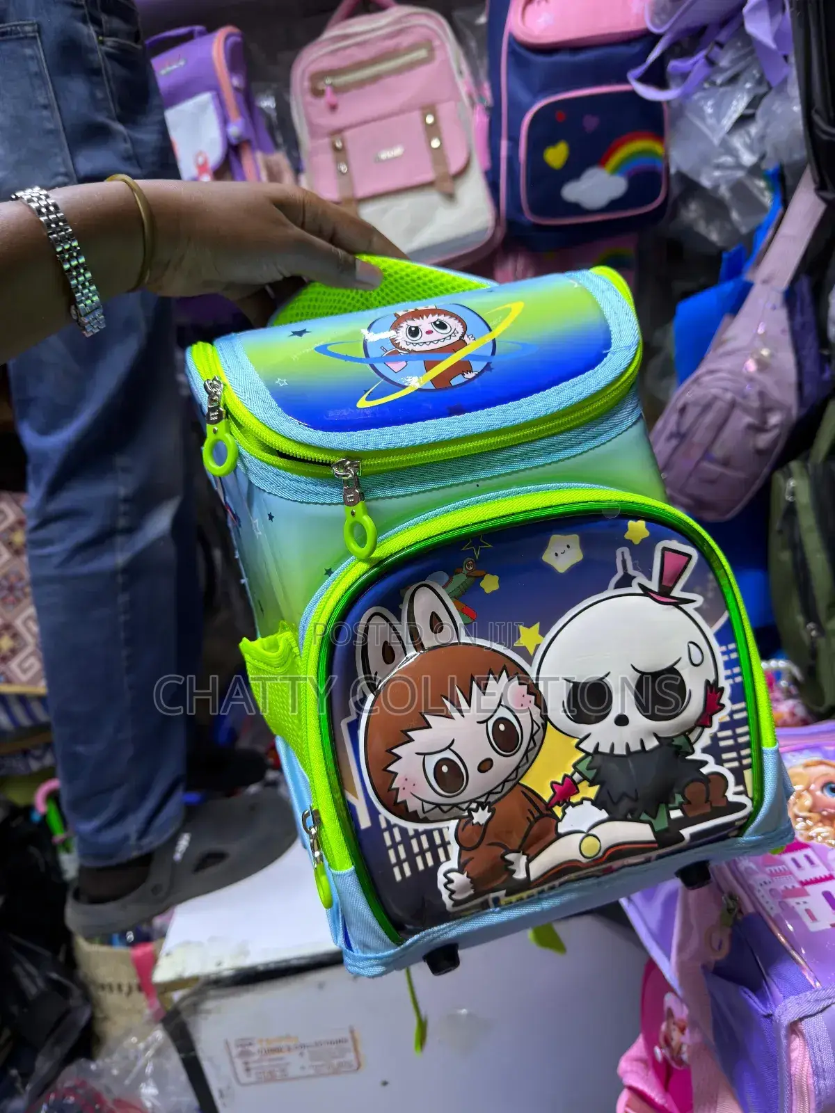 Unisex Cartoon Themed School Box Bags for Pp1,Pp2,Grade1