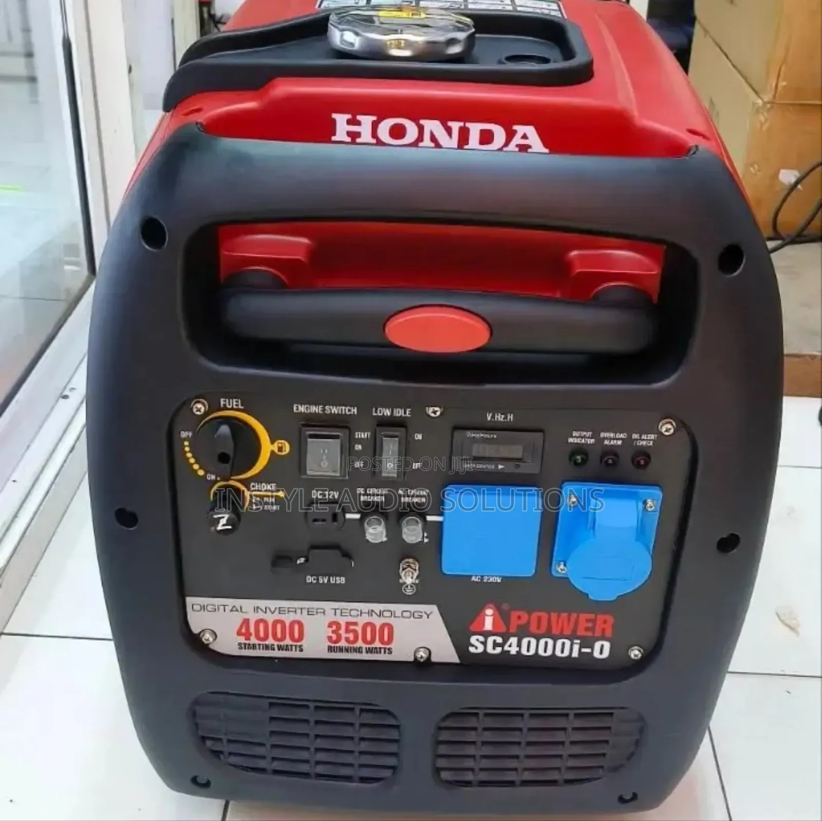 4kw (4000w) Silent Honda Inverter Generator Petrol Engine