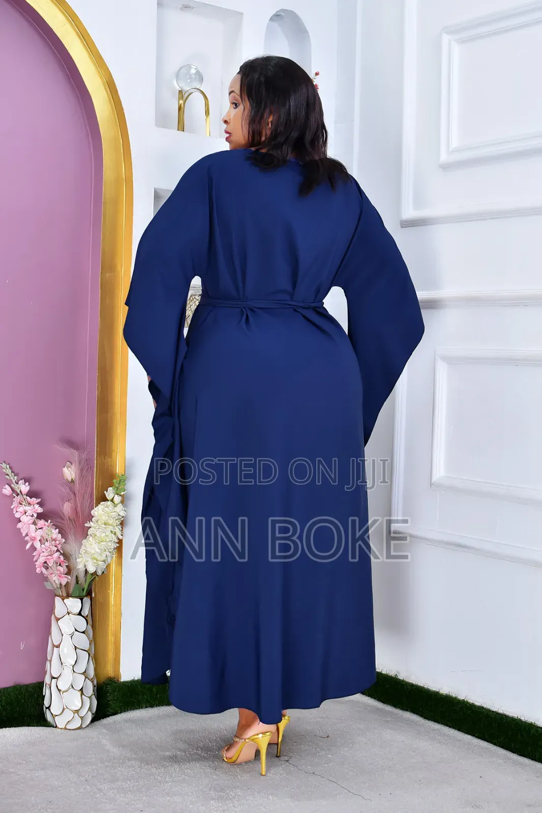 Styled With a Beautiful, Elegant Necklace and a Matching Belt