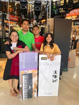 Yamaha PSR E383 Original Keyboard Complete - Metallic Adjustable Stand - thumbnail 2