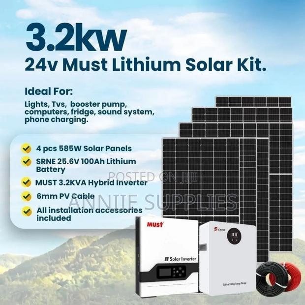 3.2kva 24v Lithium System