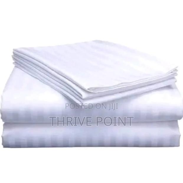 *Satin Stripped Bedsheets - main view