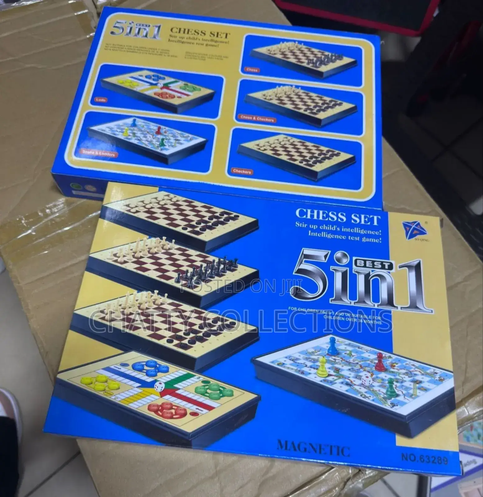 5 in 1chess Game Set Chess,Chess Checkers,Checkers,Snake Ladders,Ludo