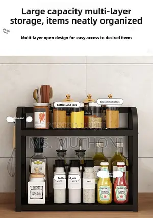 2 Layer Stainless Multifunctional Rack*