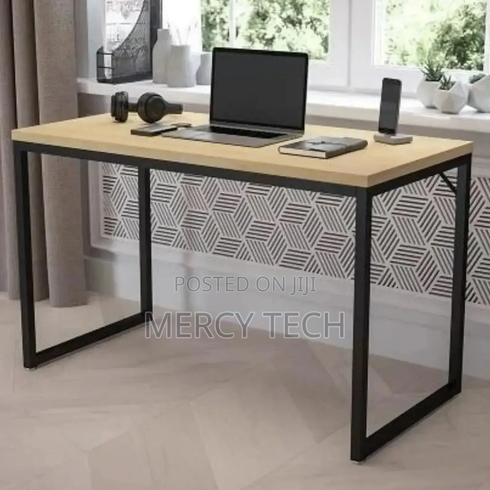 *Olympus 1.2m Office Desk Workstation With Black Metal Frame