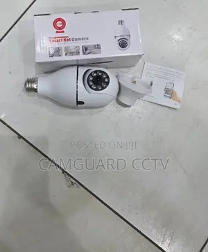 360° Panoramic CCTV Wi-Fi PTZ Bulb Camera for Home Surveillance