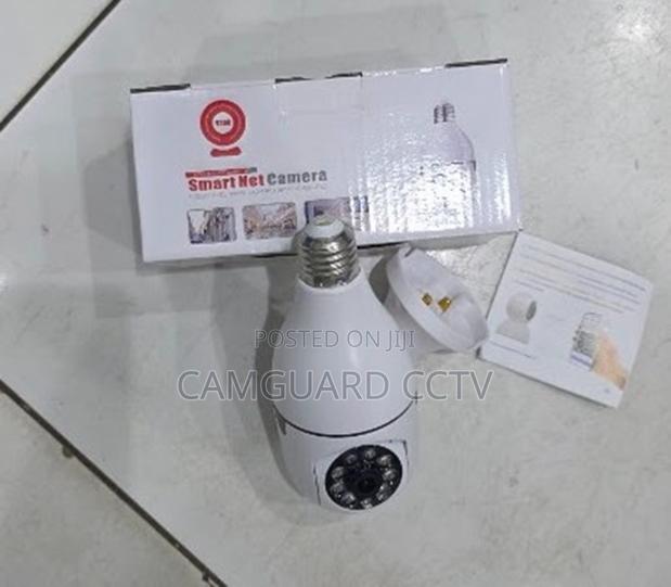 V380 Wifi Bulb PTZ Camera Single Lens Ac Powred