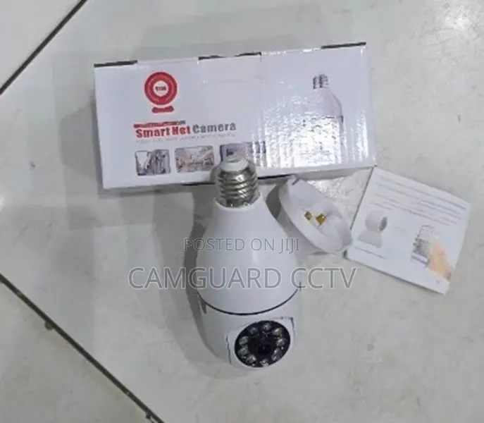 V380 Wifi Bulb PTZ Camera Single Lens Ac Powred