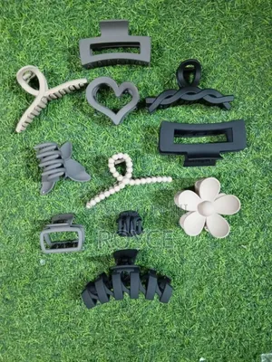 10pcs Geometric Flower Hair Clip Set