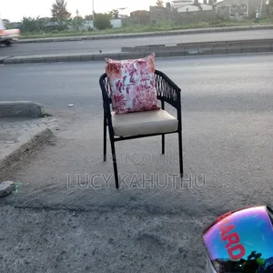 Lastest Black Weaving Chair With Powder Coated Finish