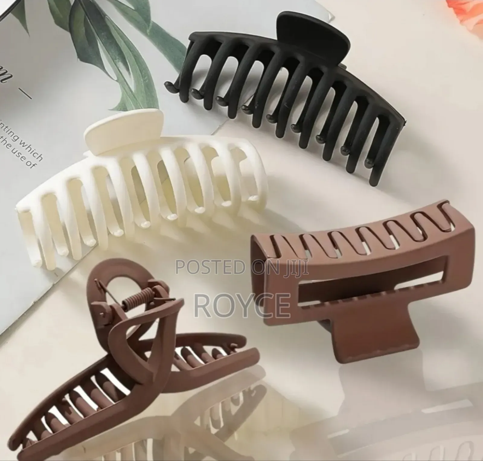 10pcs Geometric Flower Hair Clip Set