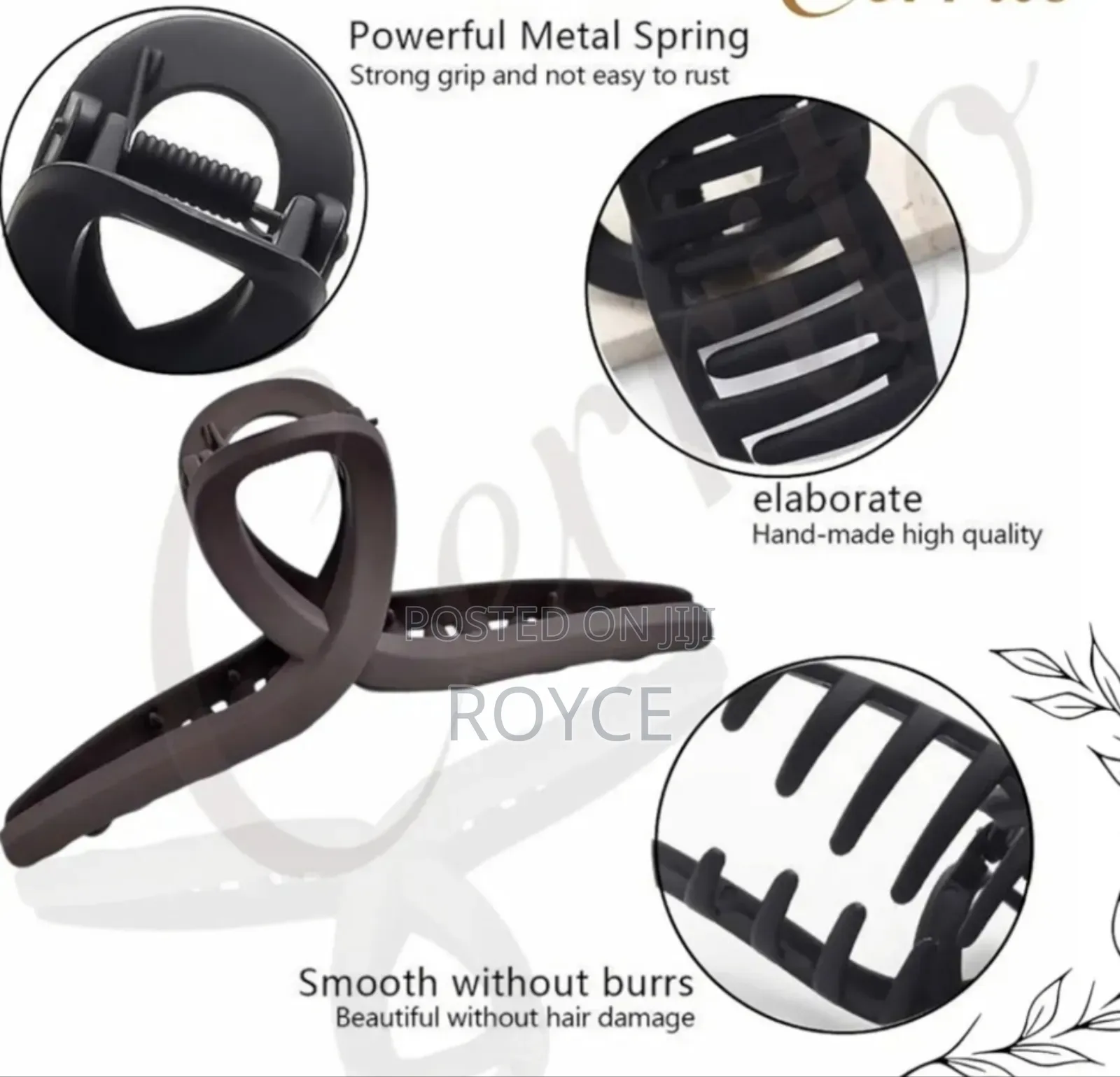 10pcs Geometric Flower Hair Clip Set