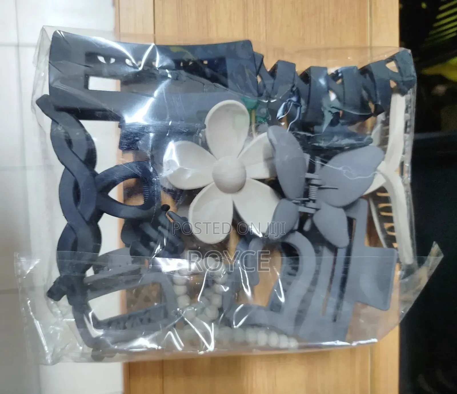 10pcs Geometric Flower Hair Clip Set