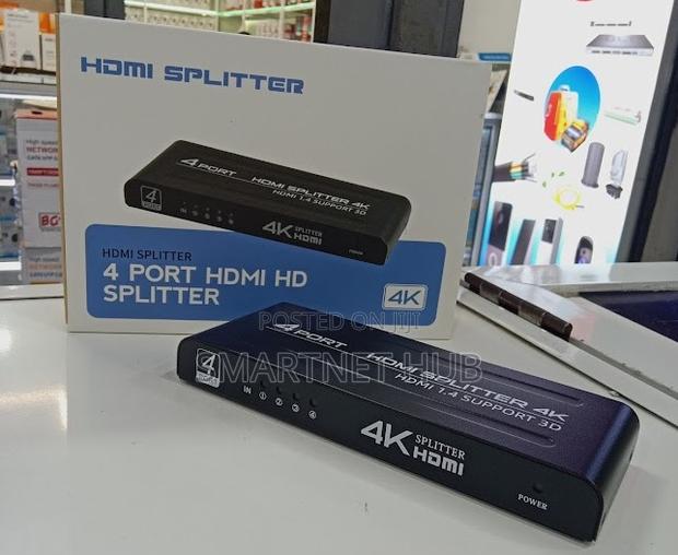 Hdmi Splitter 1 Input 4 Outputs Ideal for Home Business Use