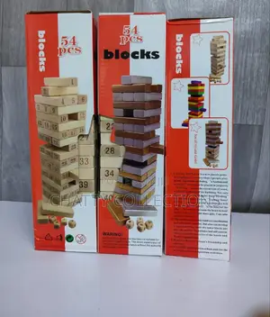 54 Pieces Jenga Blocks