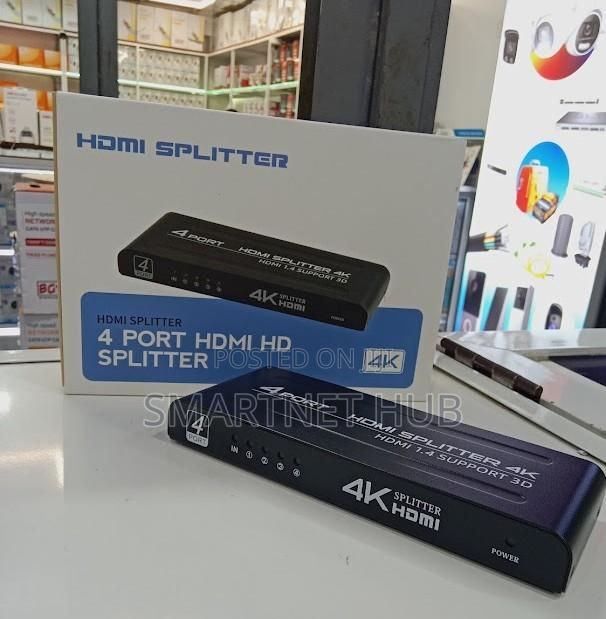 High_speed 4 Port Hdmi Splitter - Crystal Clear 1080p Viewing