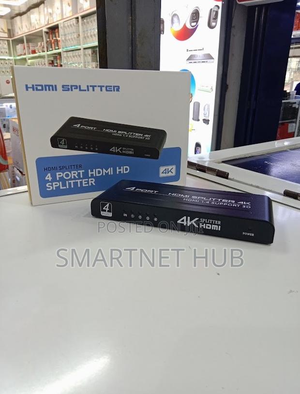 Smart Hdmi Distributor 4port - Share One Signal to 4 Screens Easily