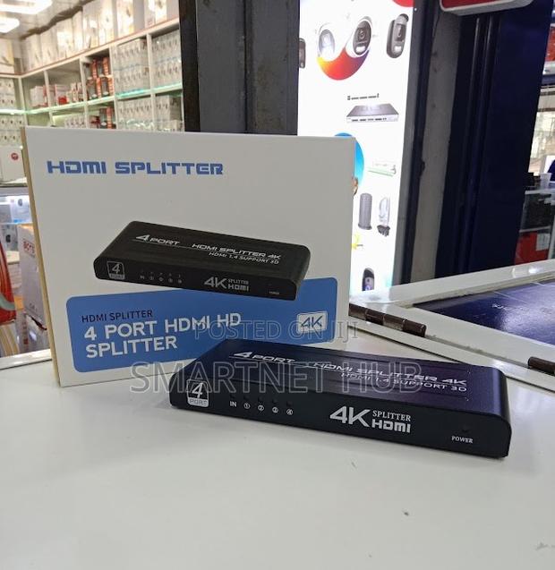 Ultra Hd Hdmi Splitter 1x4 - Peferct for Tvs,Monitor Projectors