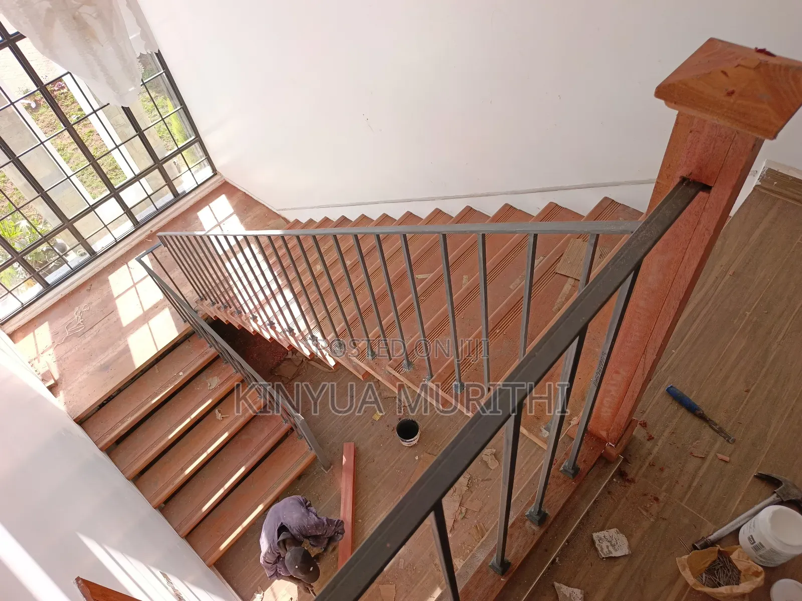 Mahogany Staircase
