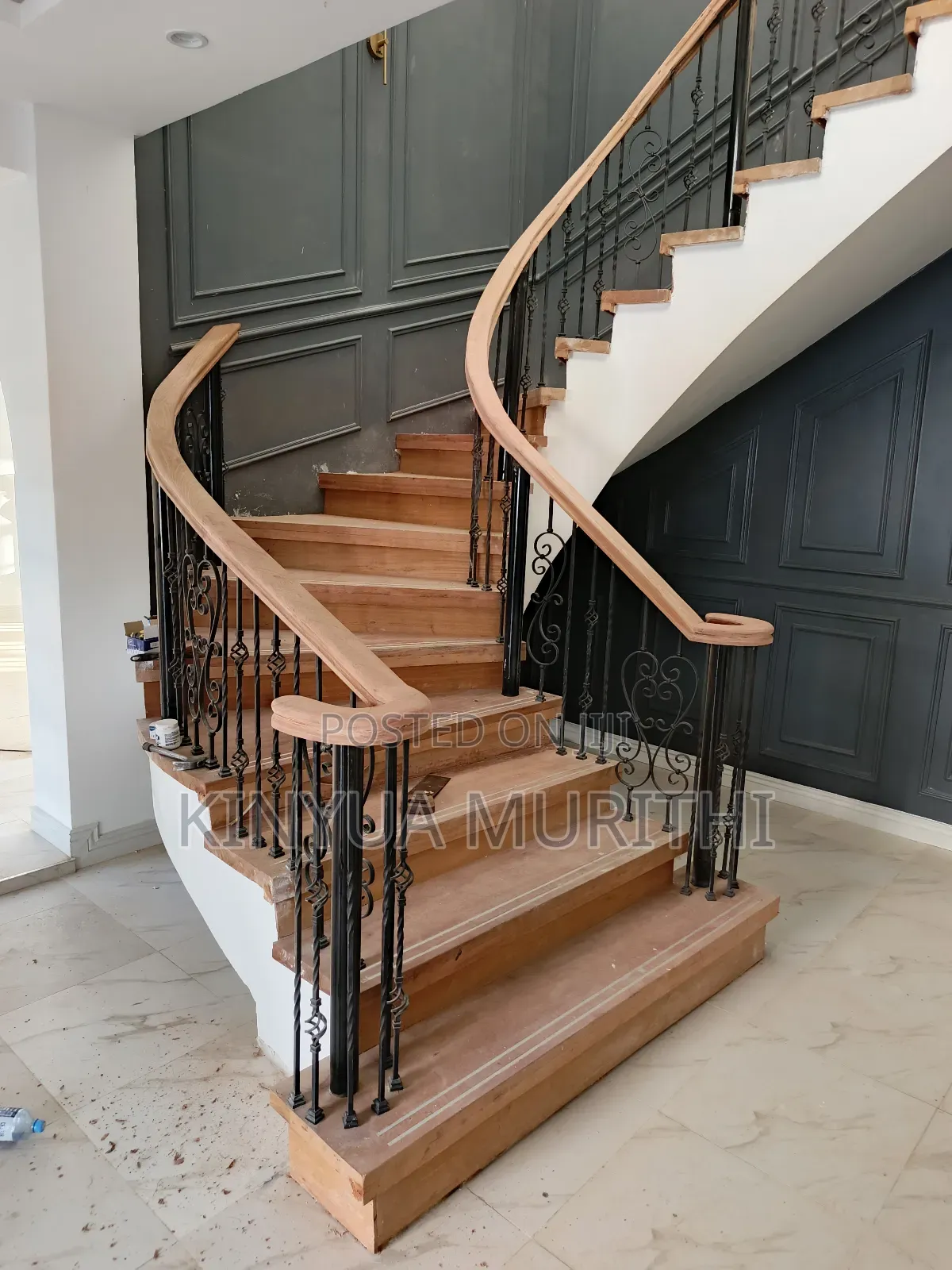 Mahogany Staircase