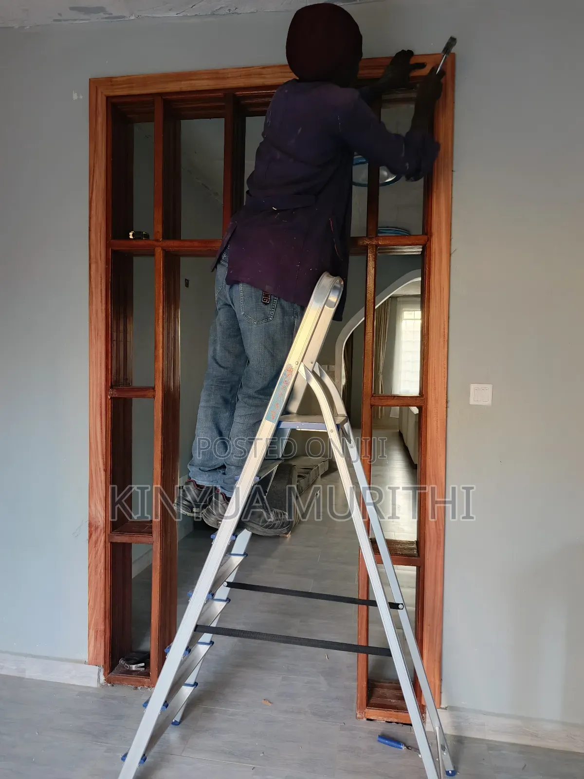 Mahogany Staircase