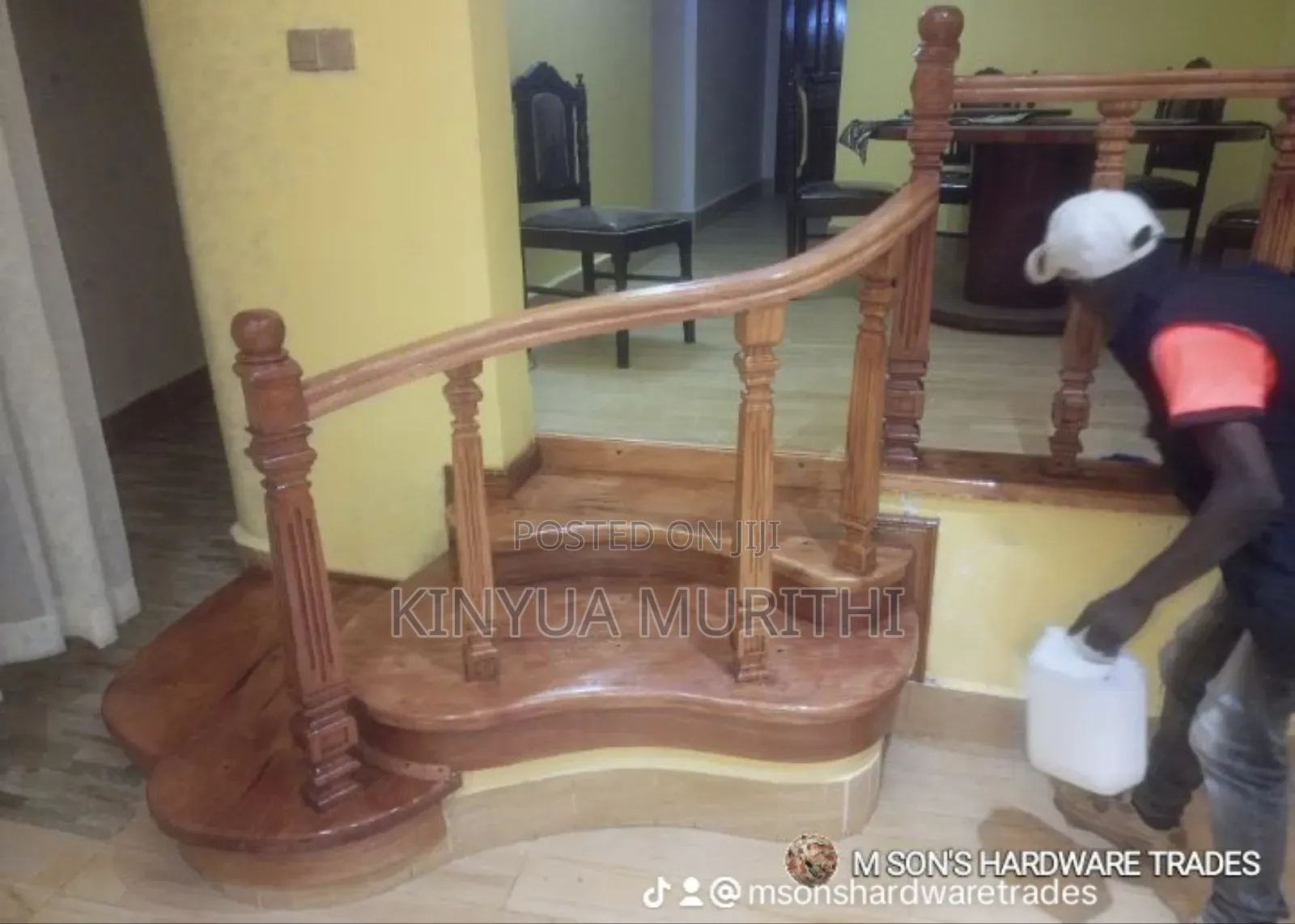 Mahogany Staircase