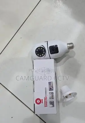 E27 Dual Lens Bulb Camera Wifi 1080p 360 Degree Panoramic PTZ