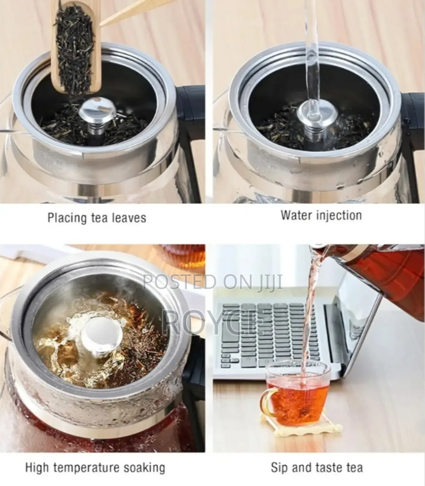 Electric Borosilicate Glass Kettle