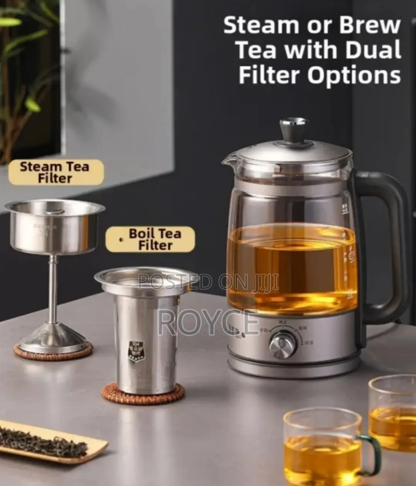 Electric Borosilicate Glass Kettle
