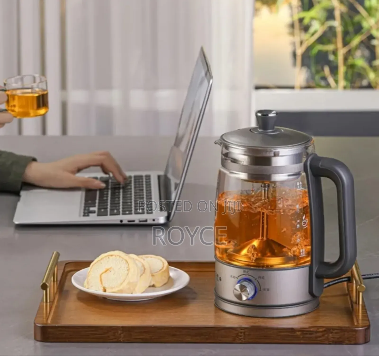 Electric Borosilicate Glass Kettle