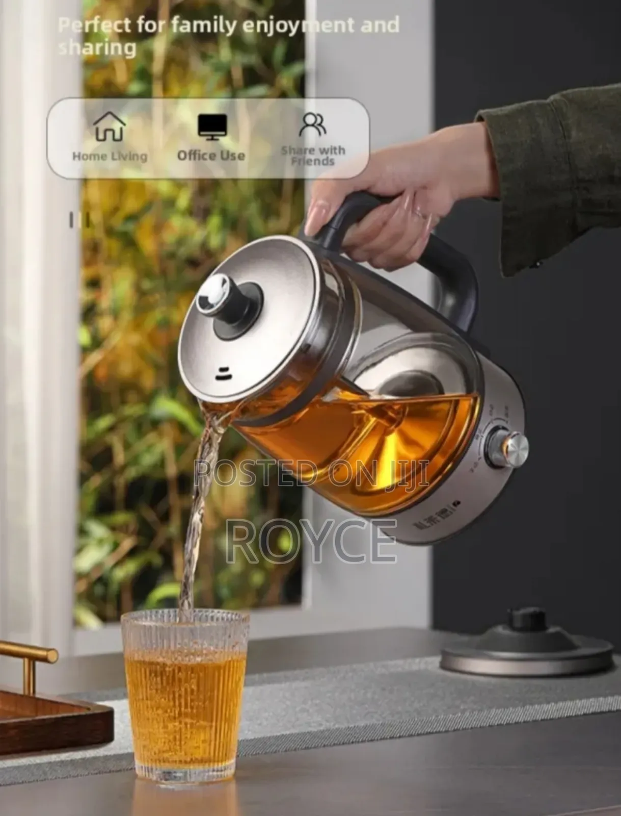 Electric Borosilicate Glass Kettle
