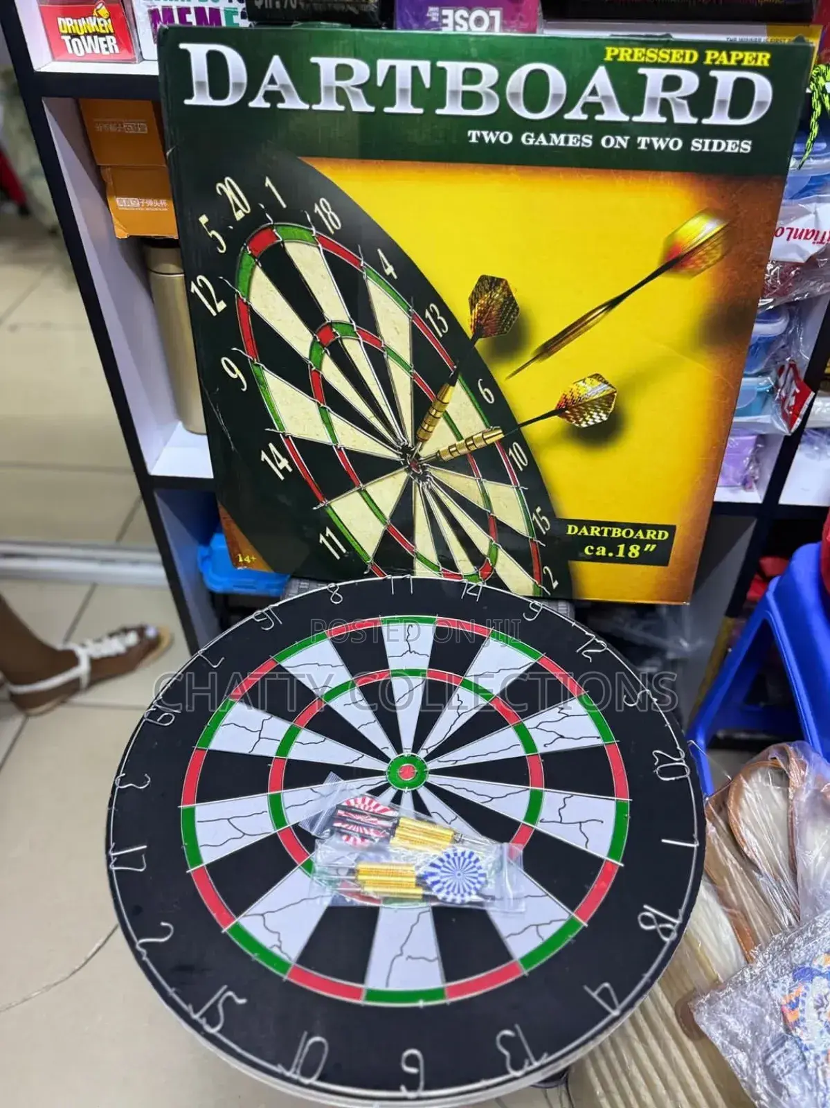 Double Sided Professional Dartboard