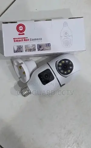 V380 Pro Dual Lens Nanny Bulb Wifi Camera