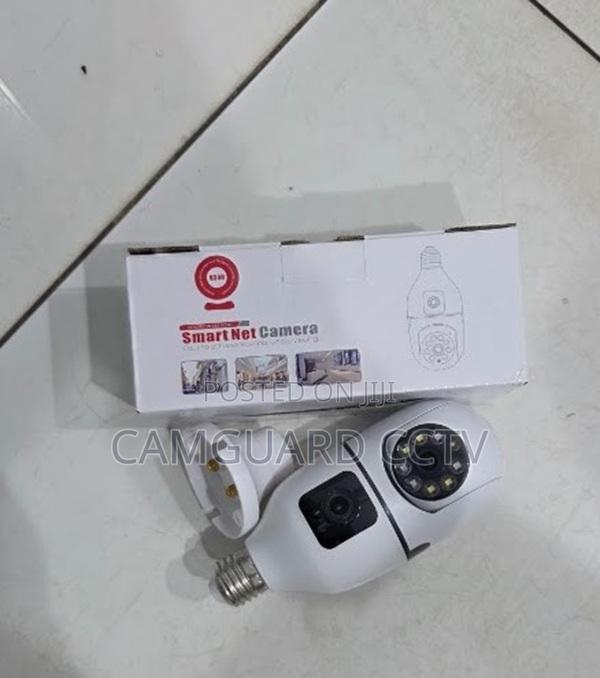 Dual Lens Bulb Camera V380 Pro Quality 360 Degrees