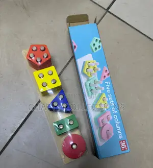 Letter Stacking Columns Toys
