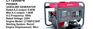 98cc Premier Gasoline Generator 2.9hp