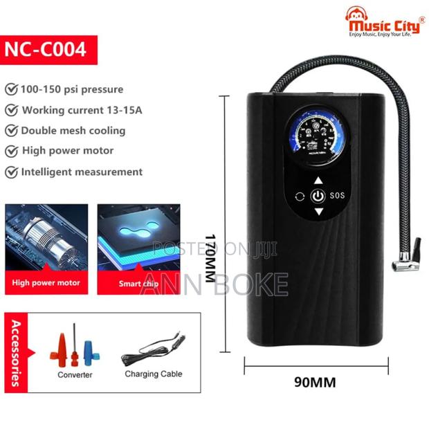 Car Cigar Powered Portable Air Inflating Pump Now Available - thumbnail 2
