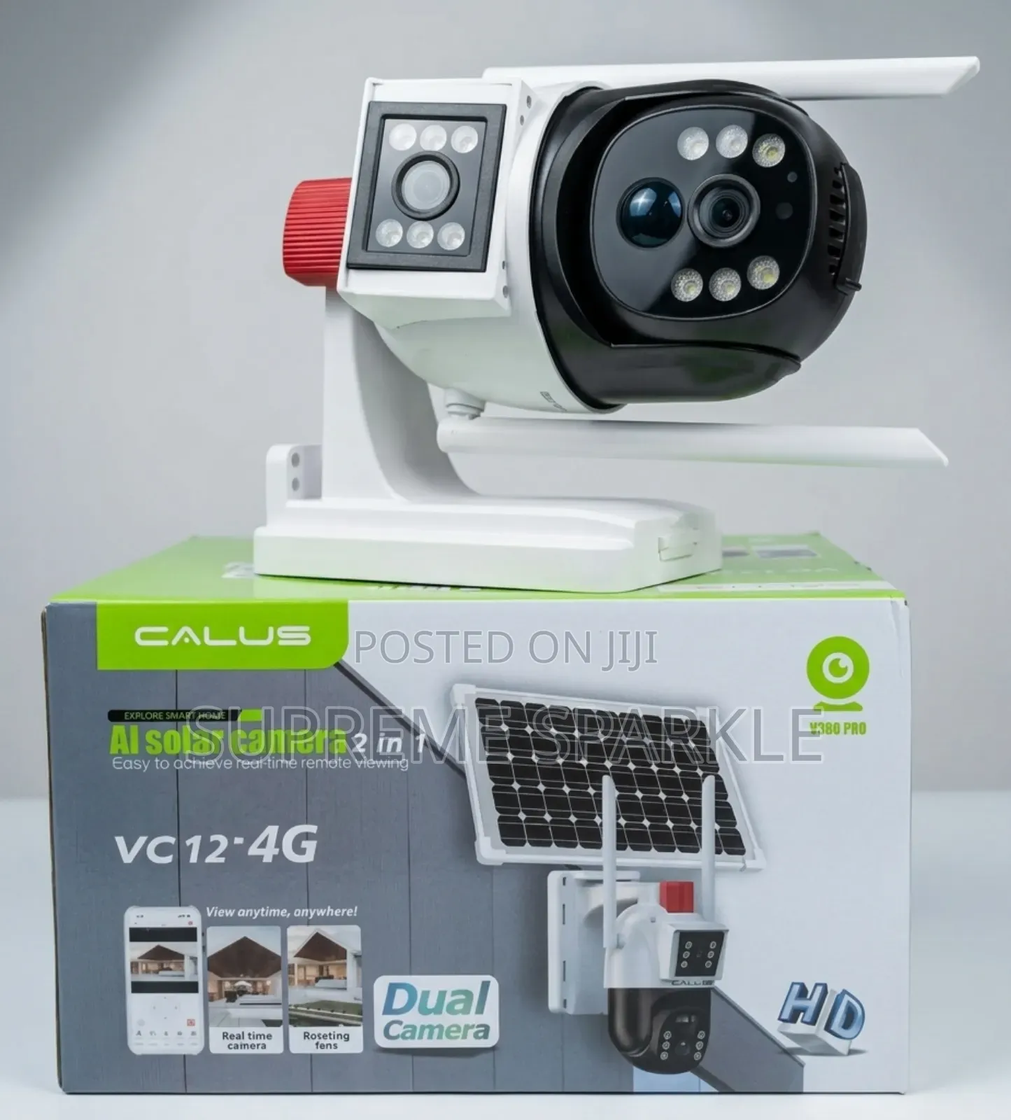 Calus Vc-12 4g Solar Camera 2-in-1. CCTV Vc12