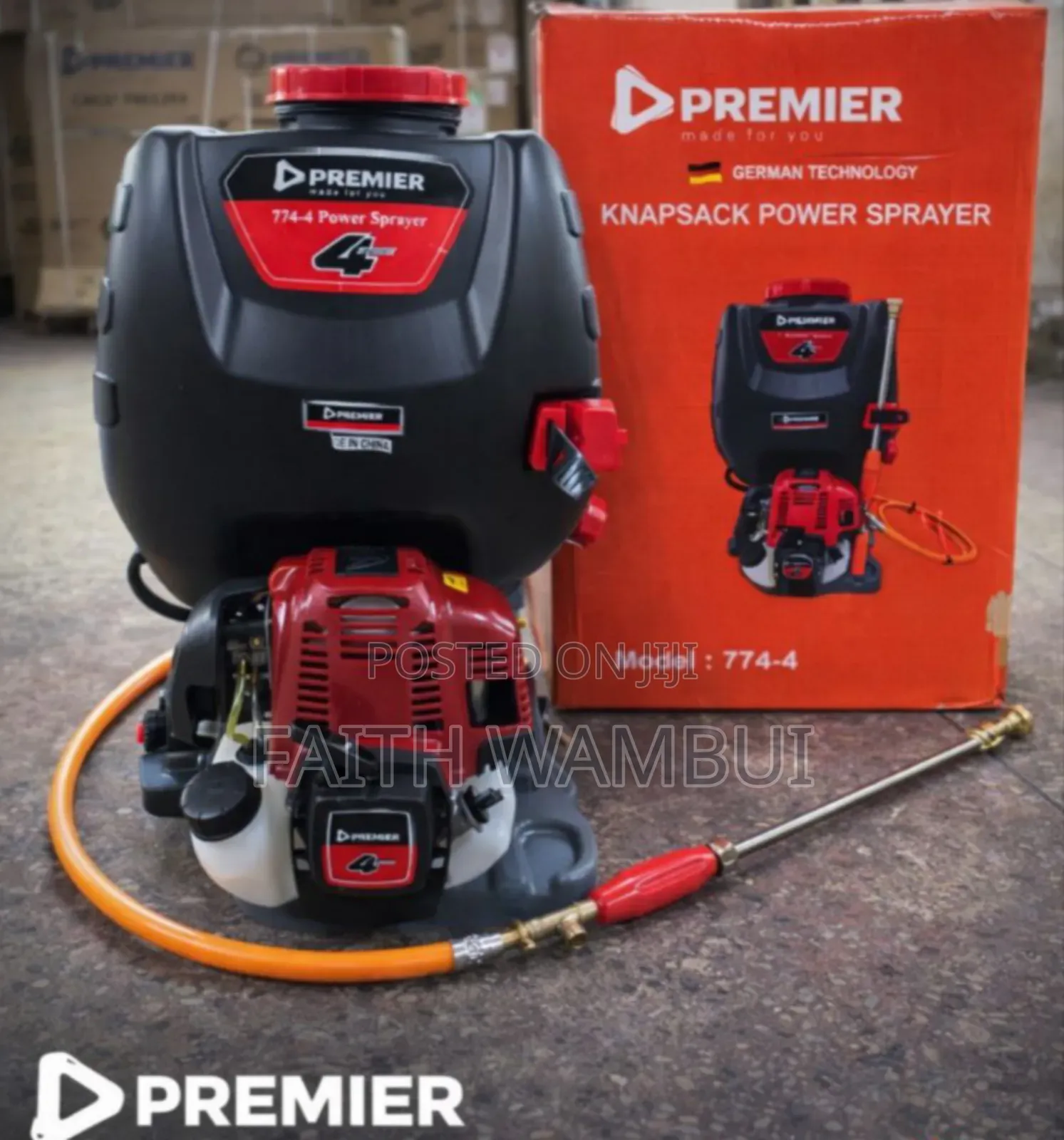 New Arrival Premier 4 Stroke Engine Powered Knapsack Sprayer 4 Stroke