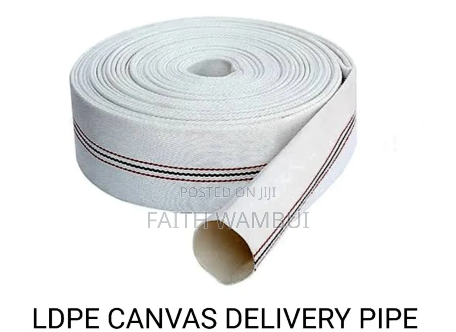 LDPR 2 Inch 50 Meter Canvas High Pressure Delivery Pipe