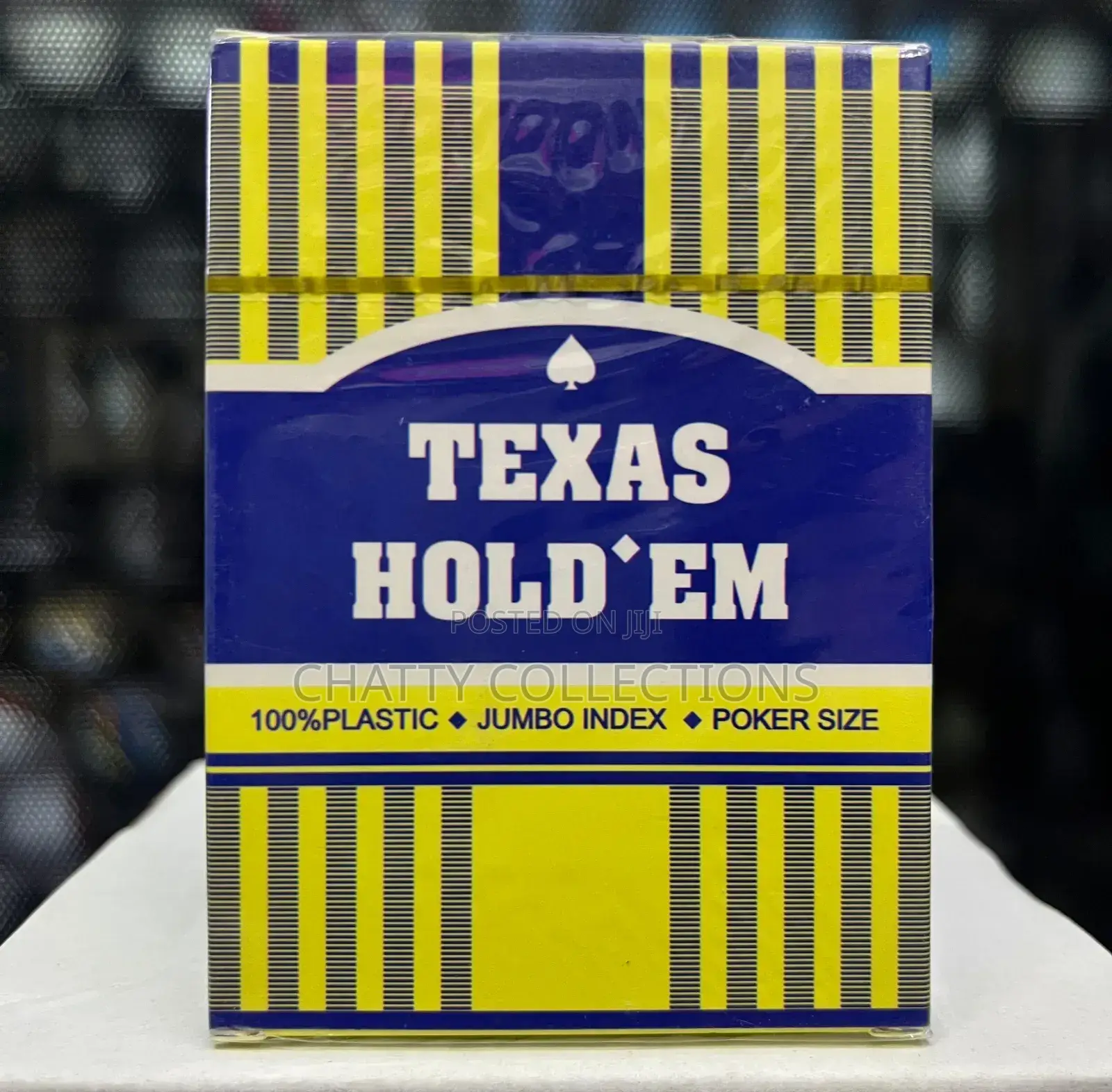Blue Texas Hold Em Poker Cards Plastic Cards