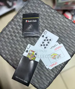 Black Texas Hold Em Poker Cards Plastic Cards