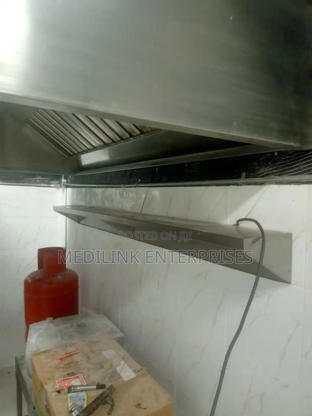 Commercial Kitchen Stainless Hood Installation