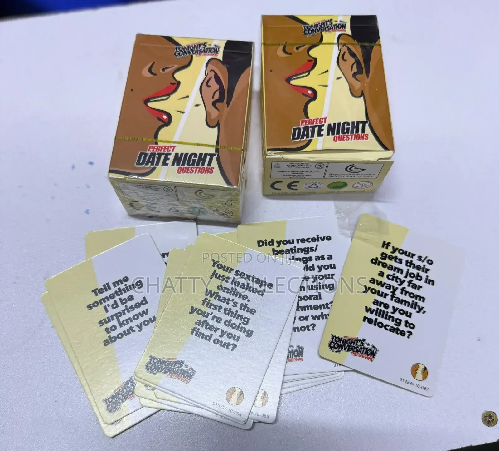Tonight's Perfect Date Night Conversation Couples Card Game